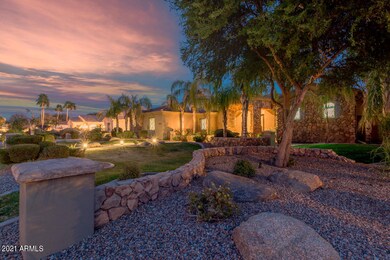 Mature landscaping