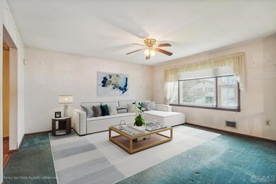Living Room virtually staged