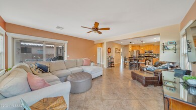 Overlooking Great Room Dining Kitchen