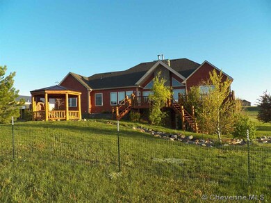 Southern facing deck overlooks the reservoir, gets