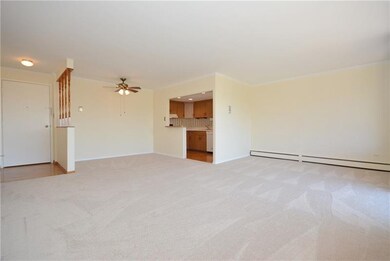 The dining area is shown in this view, beneath the
