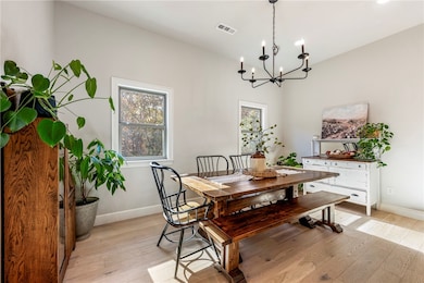 Dining space with tons of natural light