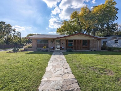 front view from sidewalk/street