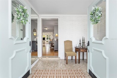 Unique and welcoming foyer.