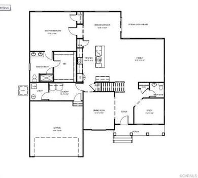 First Level of the Westminster Floor Plan by Eagle