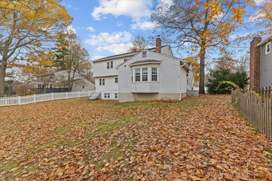 Partially fenced back yard