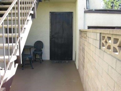 View of front of unit/mini patio sitting area