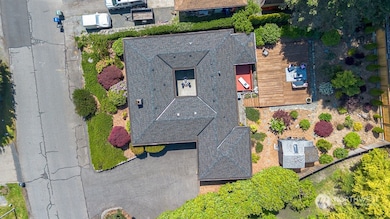 The foot layout of this home with an internal courtyard assures natural light is let in everywhere in the home.