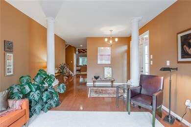 Formal Living Room with view to the Family Room