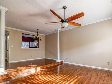 Large LR with ceiling fan