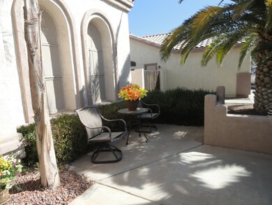 Front patio area