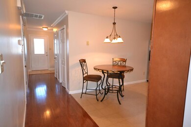 foyer and eat in area of kitchen