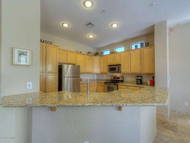 Extended Breakfast Bar & Recessed Lights