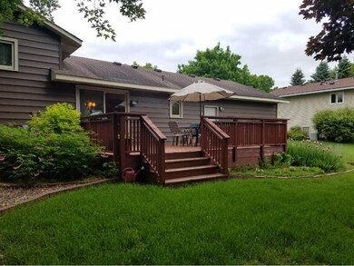 Large deck for relaxing and grilling right off the