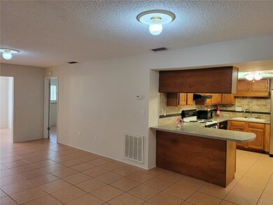 Location of the kitchen.