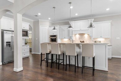The kitchen is built to host and entertain!