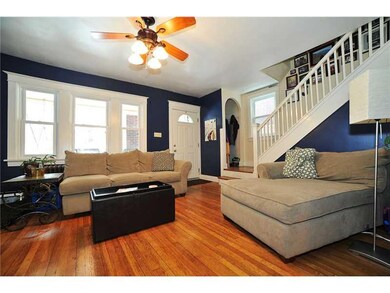 Living Room. Hardwood floors, freshly painted