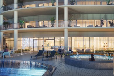 The Tiara outdoor amenity level features an inviti