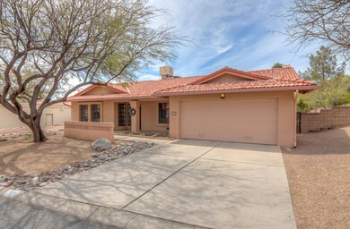 Front View with 2 Car Garage