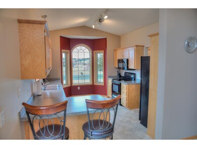 Walk in to this large open kitchen