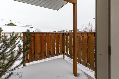 Private covered patio