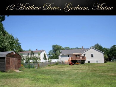 Huge back yard with shed.