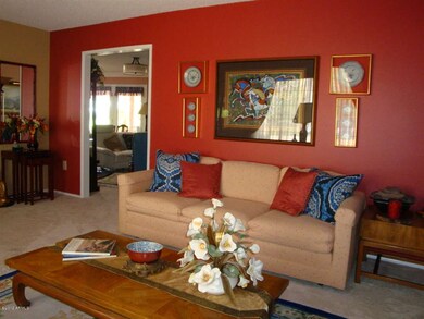 LIVING ROOM WITH DOORWAY TO FAMILY RM