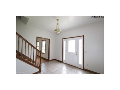 Natural light filters through this lovely front do