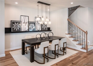 Dining space featuring hardwood / wood-style floor