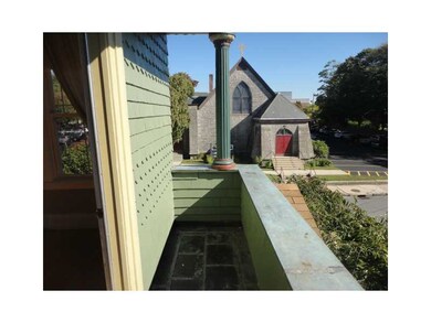 Exterior Front. Private balcony.