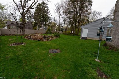 Large yard with many perennial plantings