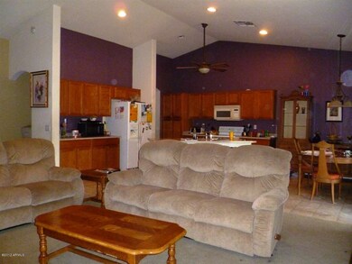Living into kitchen