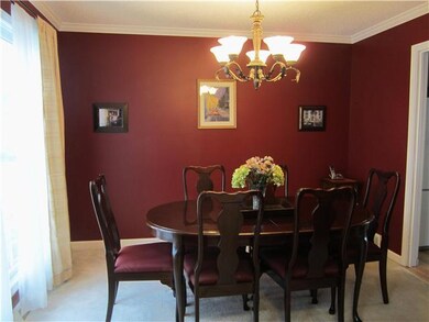 Dining Room Elegant plush carpeted formal Dining R