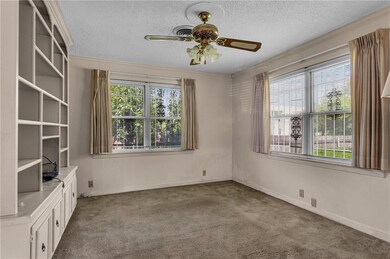 Living area was originally a bedroom and has close