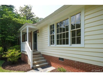 The front porch has all new, maintenance-free viny