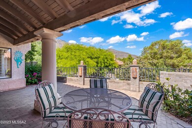 Covered patio with privacy & views