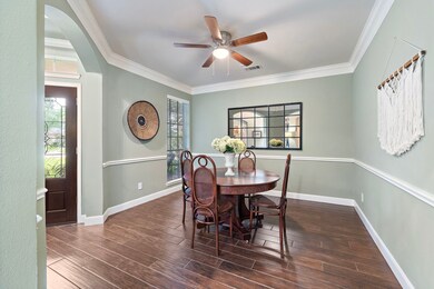Another view of dining room at front of home.