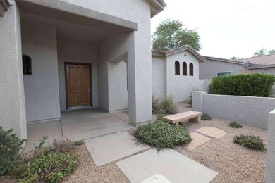 Inviting front entrance
