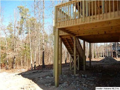 wooded back yard