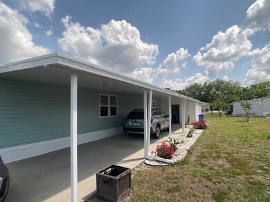 Tandem parking under carport