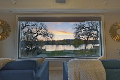 Sunset River Views from the Living Room
