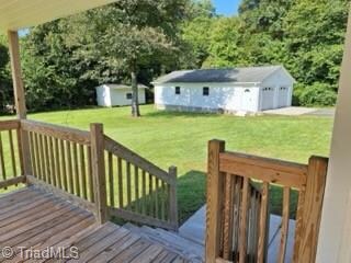 your 4 car garage is mere steps away.