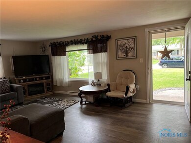 View of Living room from the hallway