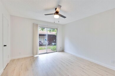 Empty room with light wood-style floors, ceiling 