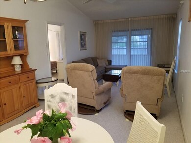 Dining room/living room combo. Bedroom to the left