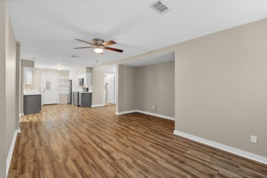 downstairs unit living/dining/kitchen