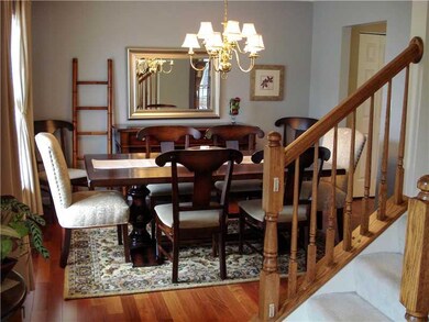 Dining Room. The formal dining room boasts large w