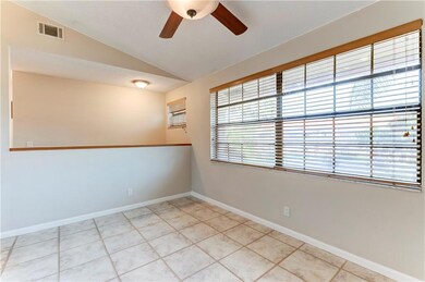 Huge windows provide lots of natural light