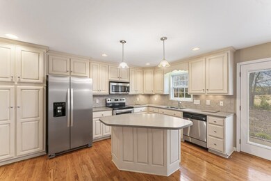 The appliances in this beautiful kitchen are all new within the last few years, except for the dishwasher (which works well). This kitchen has a great deal of cupboard space, including a large pantry. You'll love your view into the backyard!