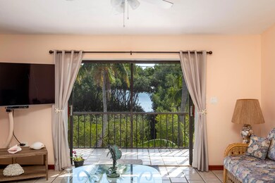 Ocean views from the living area